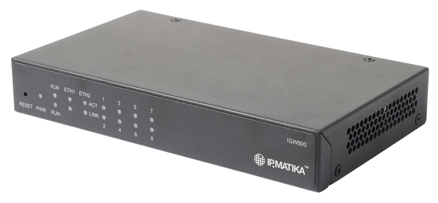 IPmatika IGW800, VoIP-шлюз на 8 портов FXS